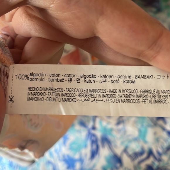 Zara Orange Mini Tropical Jungle Print Cutout Dress - Picture 11 of 12